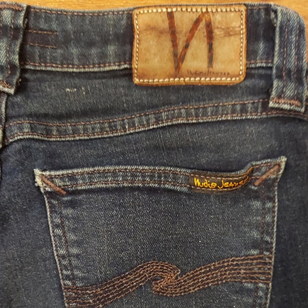 Nudie Skinny Lin Dry Steel jeans